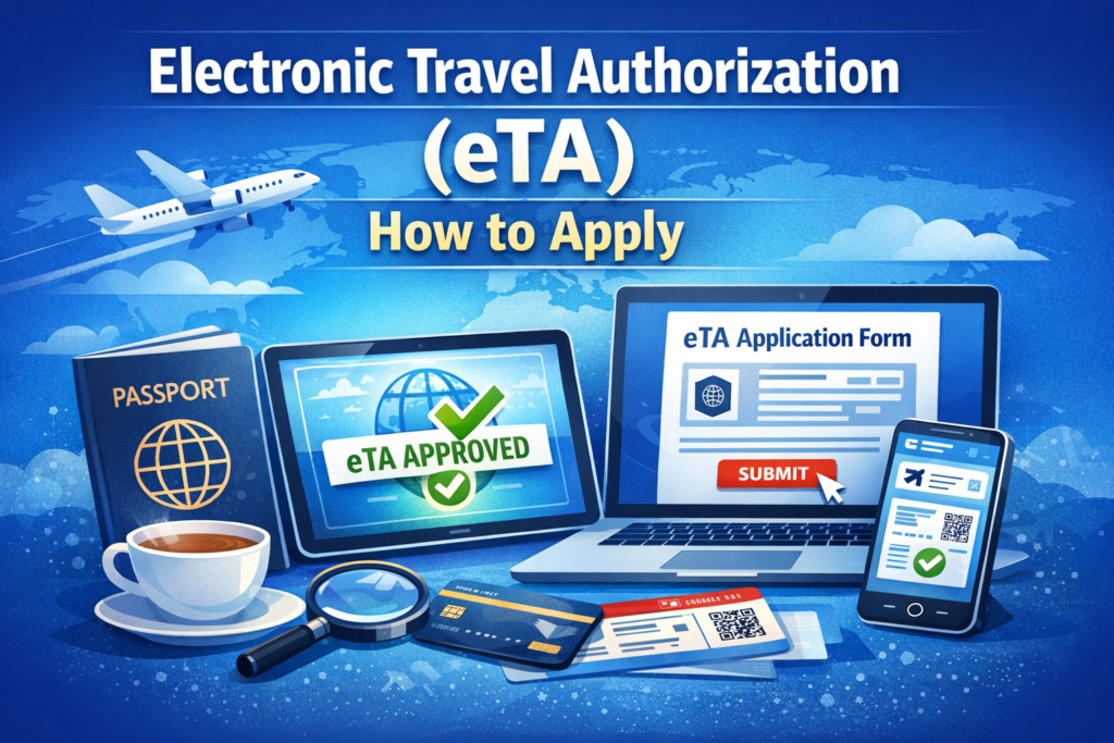 Electronic travel authorization (eTA): How to apply