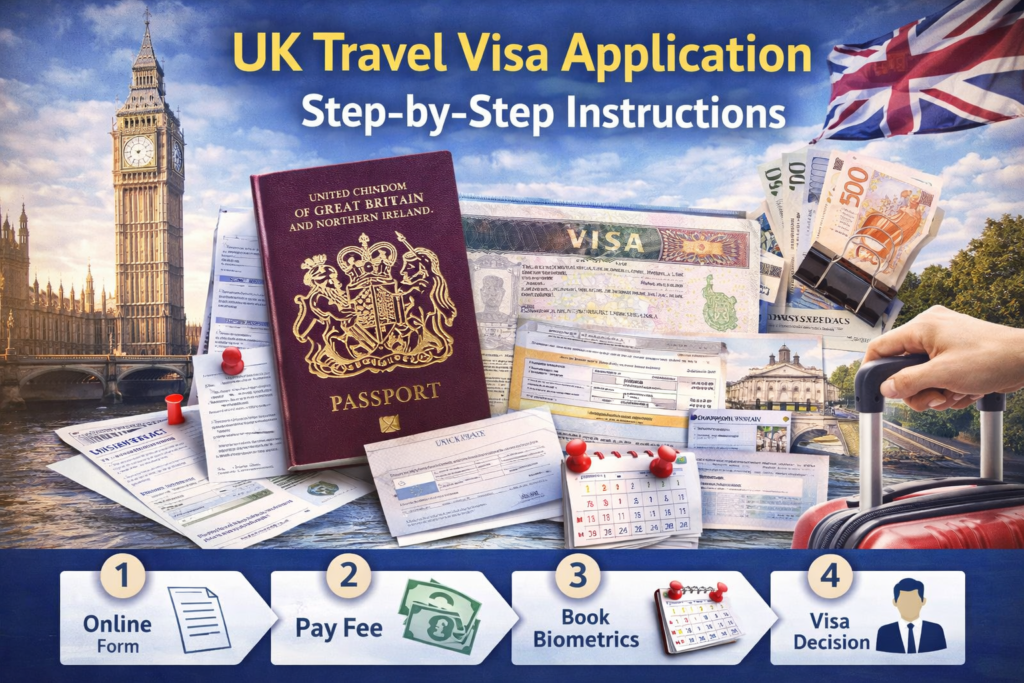 UK Travel Visa Application Step-by-Step Instructions