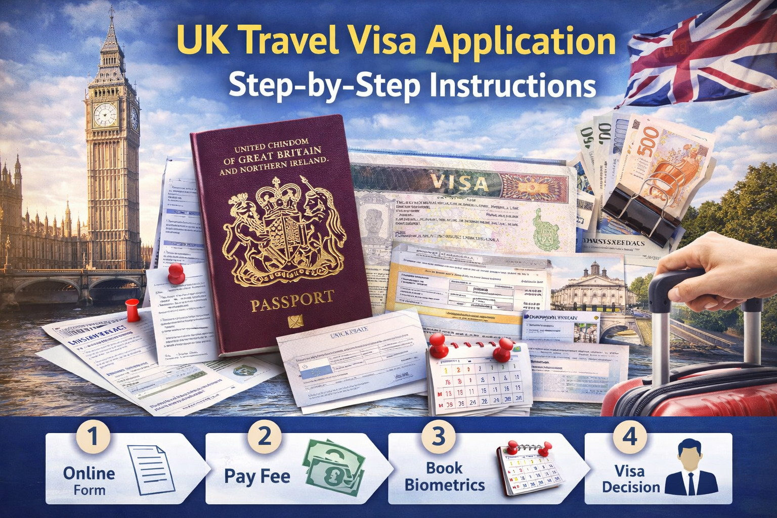 UK Travel Visa Application Step-by-Step Instructions