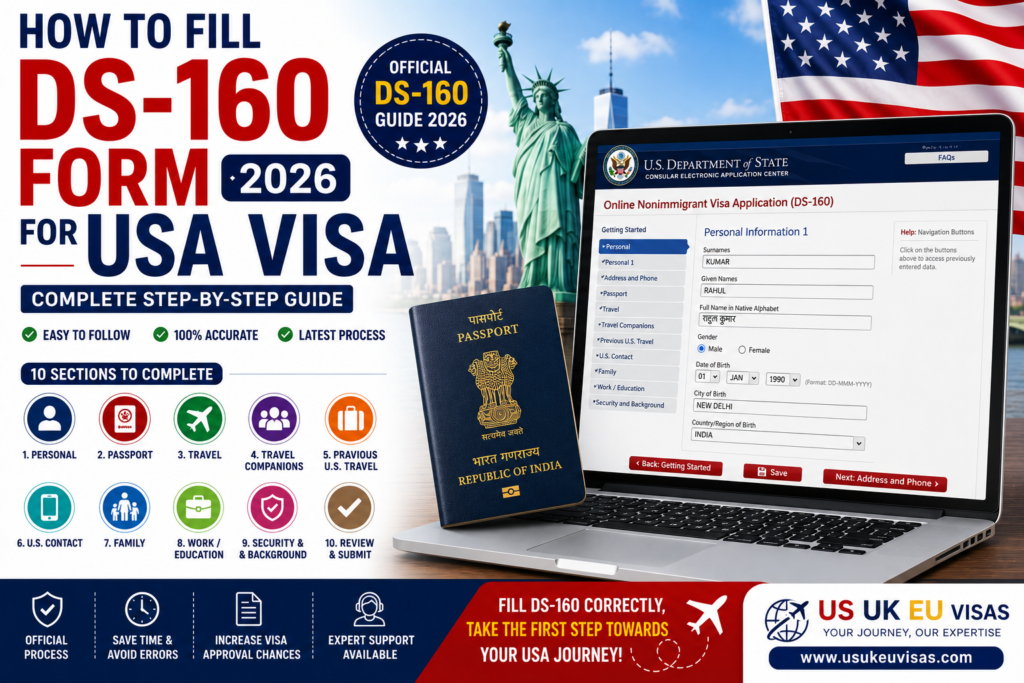 How To Fill DS-160 Form for USA VISA | Visa Application 2026