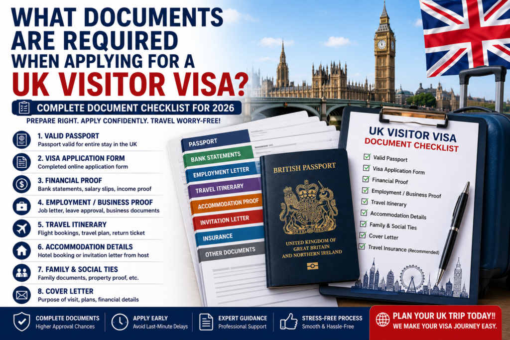 What Documents are Required When Applying for a UK Visitor Visa?